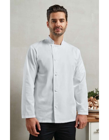 P-PR901-Essential Long Sleeve Chefs Jacket